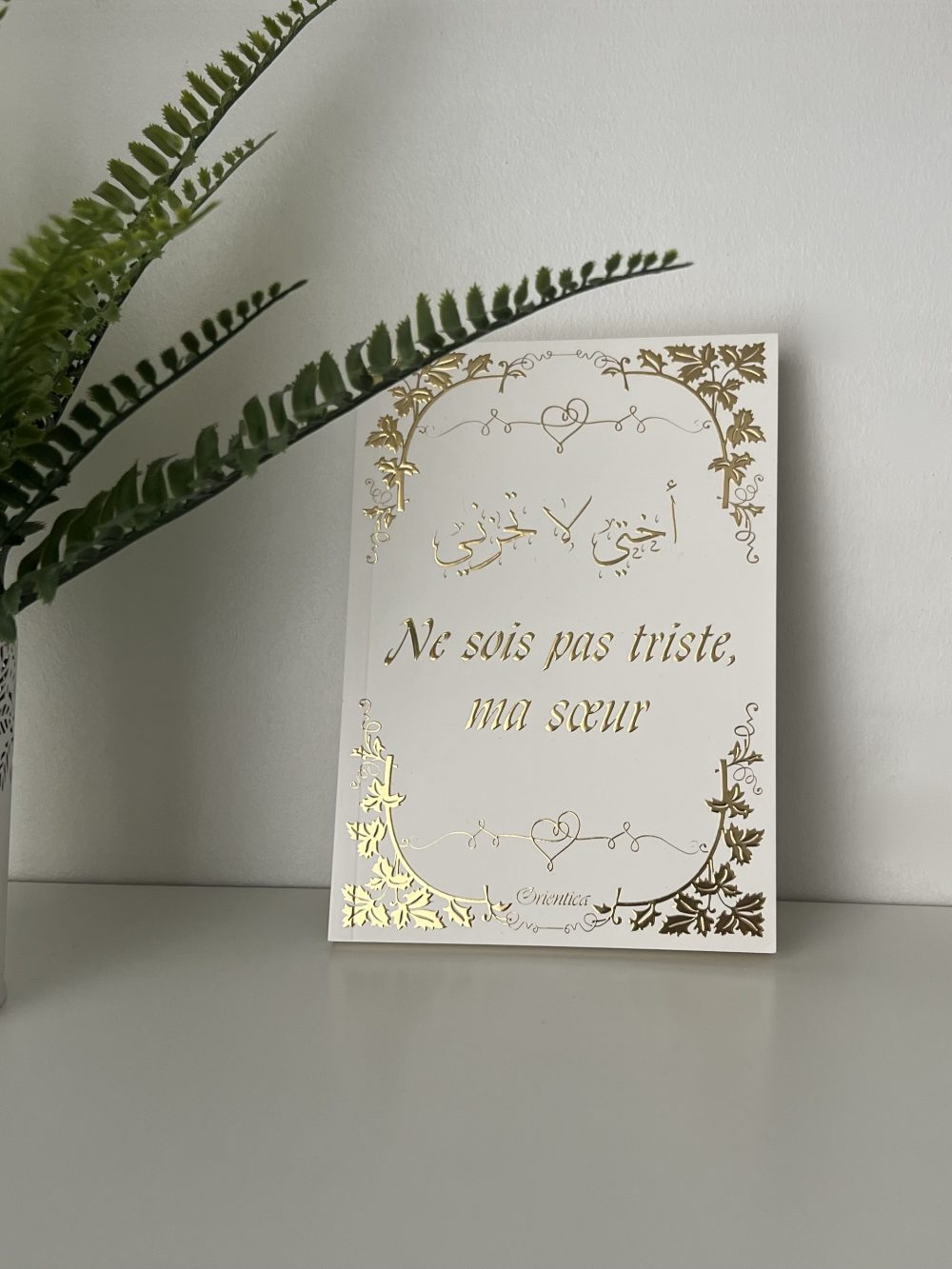 Ne sois pas triste ma sœur